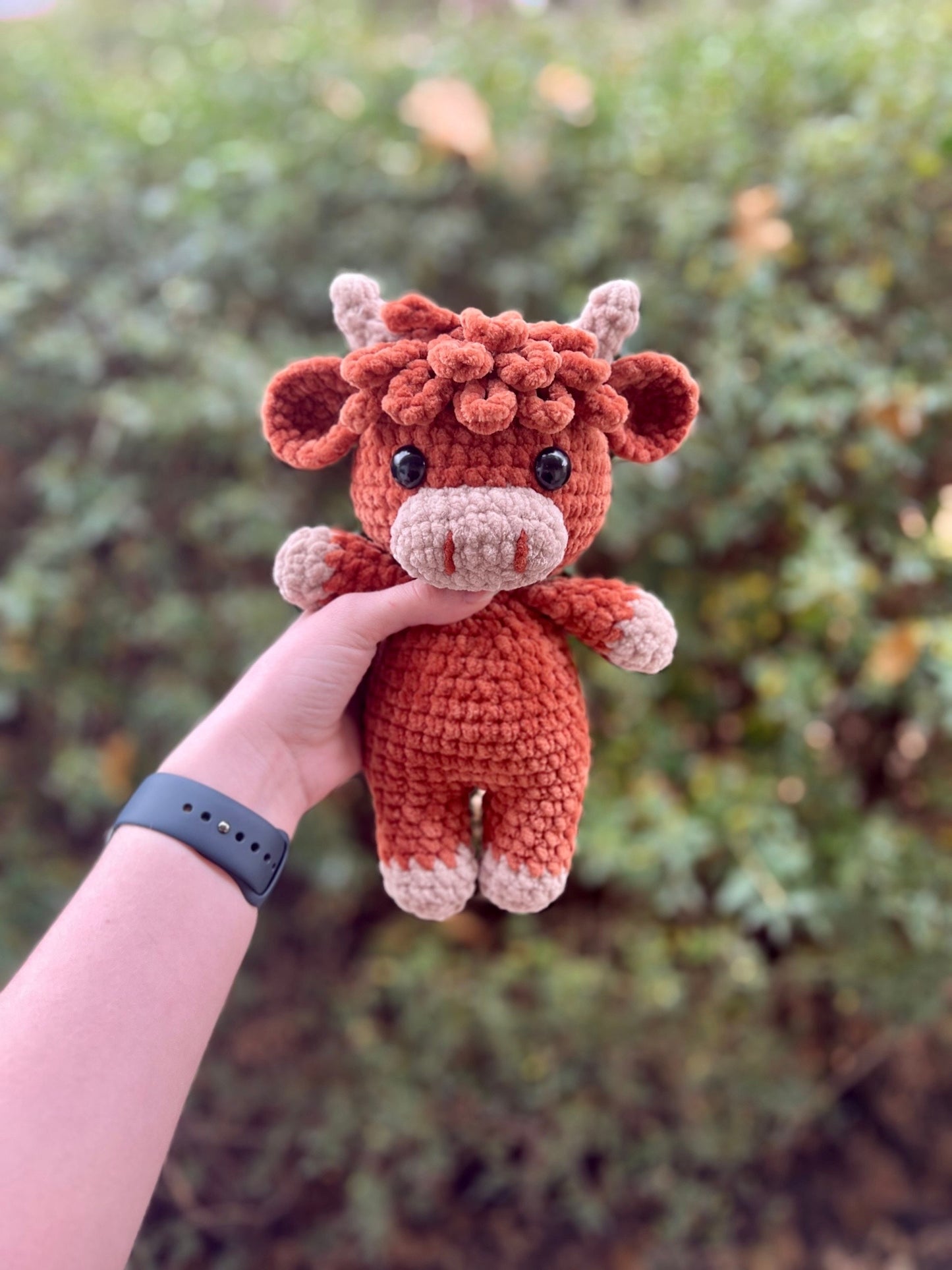 Standing Highland Cow Amigurumi Pattern